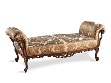 ISABELLA - Upholstered fabric bench by Guerra Vanni - view 2